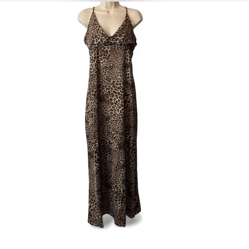 Leopard Print Maxi Dress